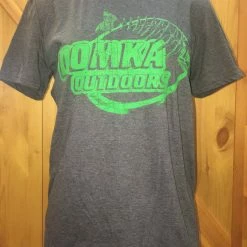 Not Specified Domka Dark Gray/Green Tee