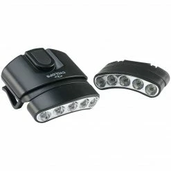 Kinsey's Cyclops Orion Tilt Black Hat Clip Headlamp With White/Green LED Hunting