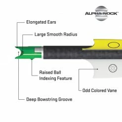TenPoint Alpha Nock Lighted Carbon Crossbow Arrows Crossbow Bolts