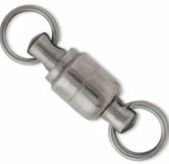 Sports Specialists VMC Ball Bearing Barrel Swivel W/Split Rings - Black