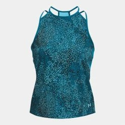 Under Armour Women's UA Iso-Chill Strappy Tank Deep Sea