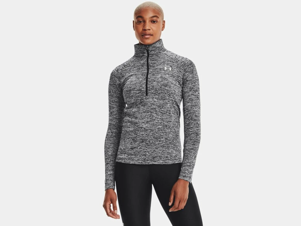 Under Armour Woman's Tech 1/2 Zip - Twist 1 Under Armour Woman's Tech 1/2 Zip - Twist