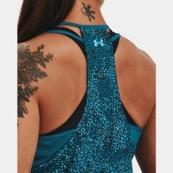 Under Armour Women's UA Iso-Chill Strappy Tank Deep Sea