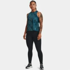 Under Armour Women's UA Iso-Chill Strappy Tank Deep Sea