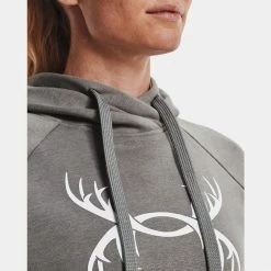 Under Armour Apparel Women's UA Rival Fleece Antler Hoodie