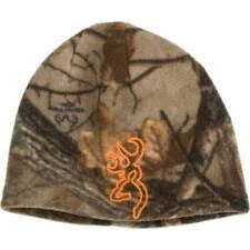 Kinsey's Apparel Browning All Season Reversible Beanie Realtree Xtra/Blaze Orange