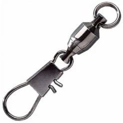Swivels Eagle Claw Ball Bearing Swivel W/ Interlock Black
