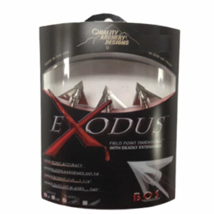 QAD Exodus Full Blade 100gr Broadheads 2 QAD Exodus Full Blade 100gr Broadheads