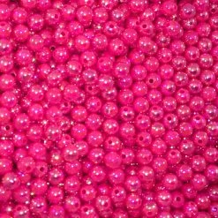 Domka Outdoors Pearl Opaque Hot Pink Beads