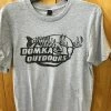 Domka Outdoors Domka Tee Deer/Fish Logo Light Grey/black