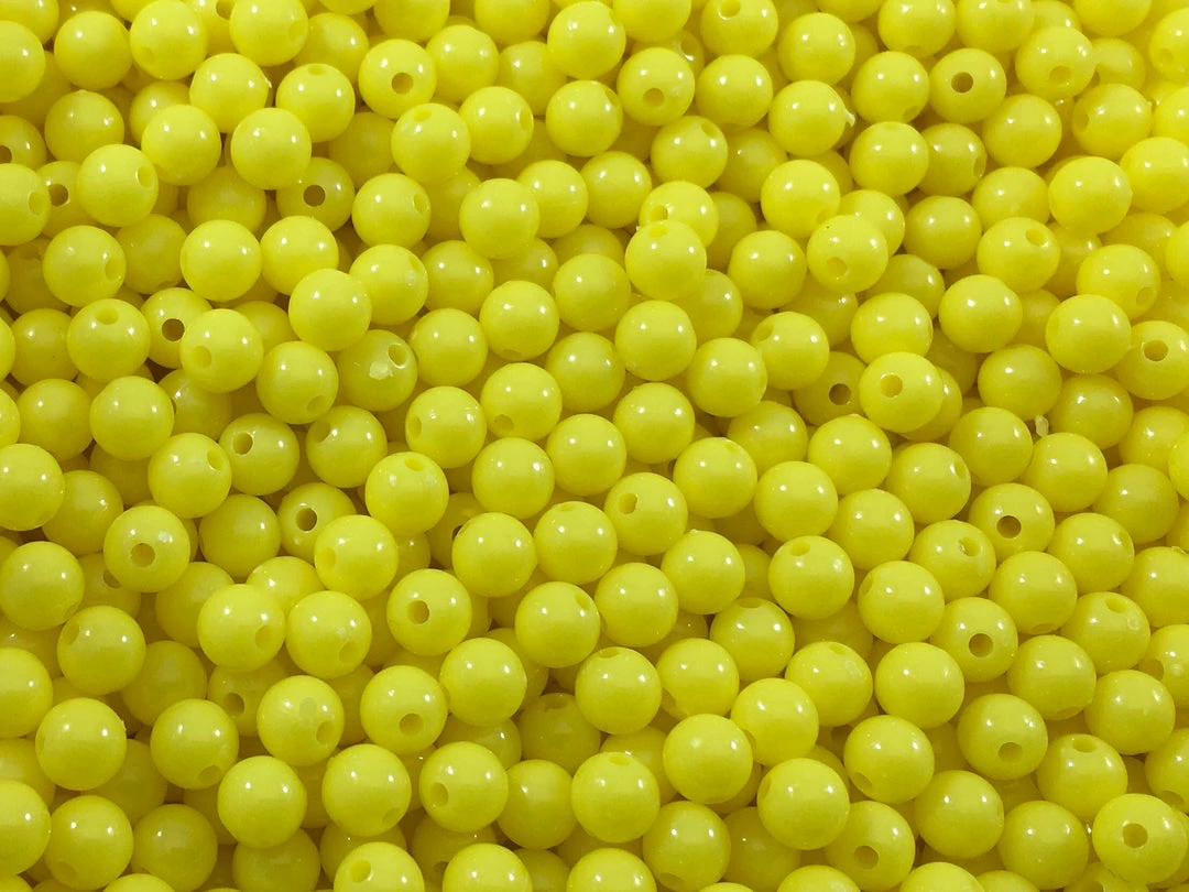 Domka Outdoors Opaque Yellow Beads 1 Domka Outdoors Opaque Yellow Beads