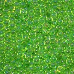 Domka Outdoors Transparent Pearl Lime Beads