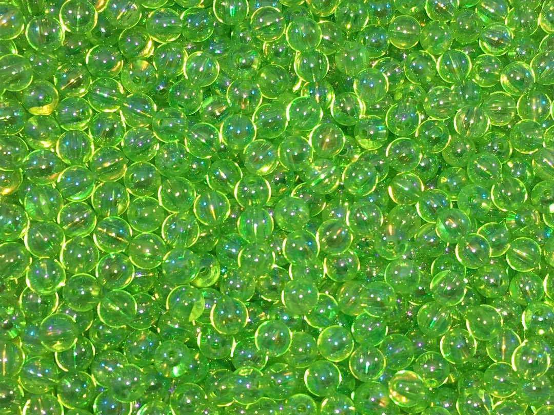 Domka Outdoors Transparent Pearl Lime Beads 1 Domka Outdoors Transparent Pearl Lime Beads
