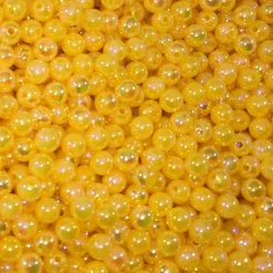Domka Outdoors Pearl Opaque Yellow Beads