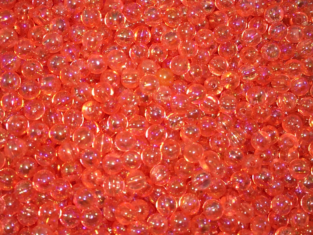 Domka Outdoors Transparent Pearl Salmon Beads 1 Domka Outdoors Transparent Pearl Salmon Beads