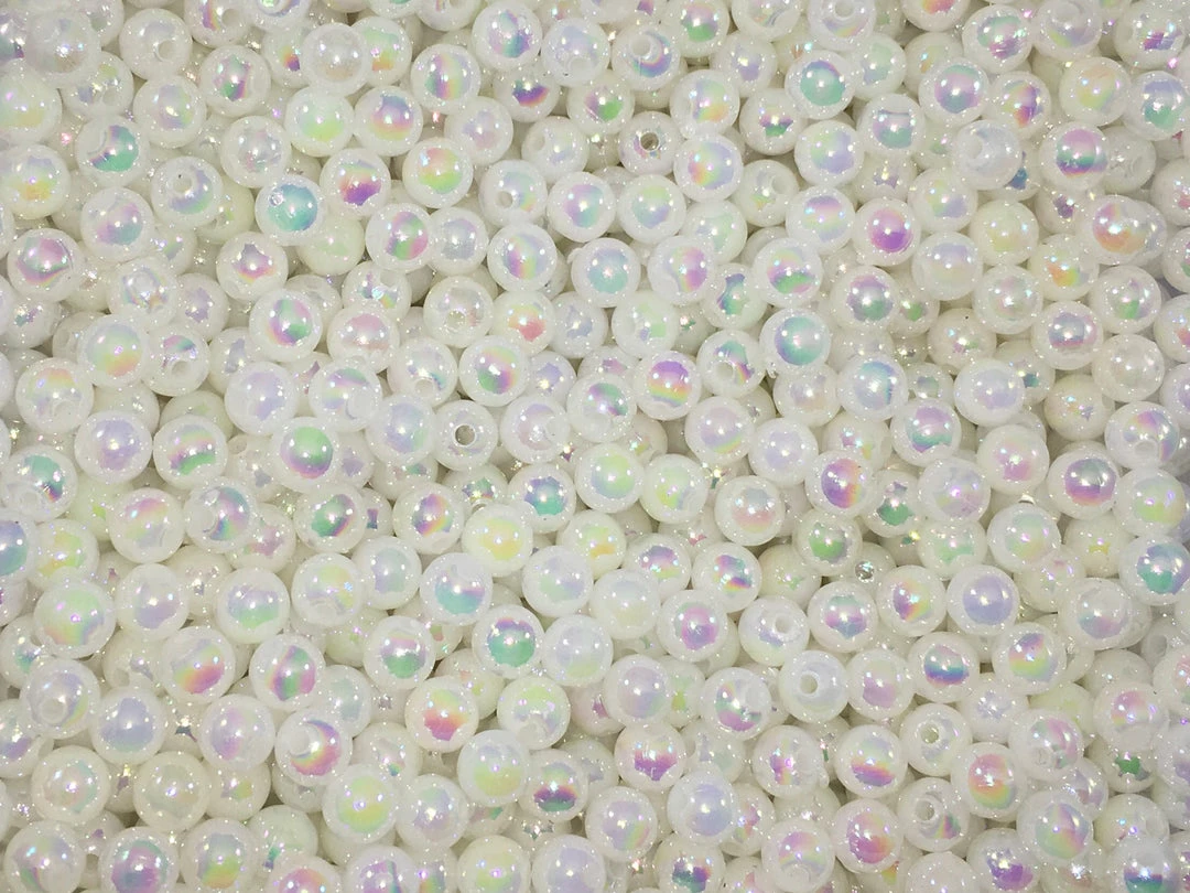 Domka Outdoors Pearl Opaque White Beads 1 Domka Outdoors Pearl Opaque White Beads