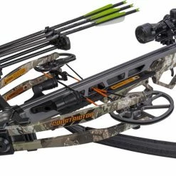 Domka Outdoors Bear Crossbows Bear X Constrictor Crossbow Package, Veil Stroke Camo
