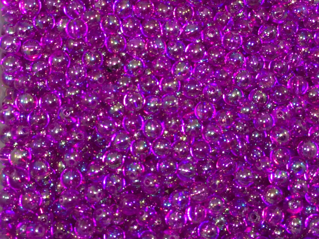 Domka Outdoors Transparent Pearl Raspberry Beads 1 Domka Outdoors Transparent Pearl Raspberry Beads