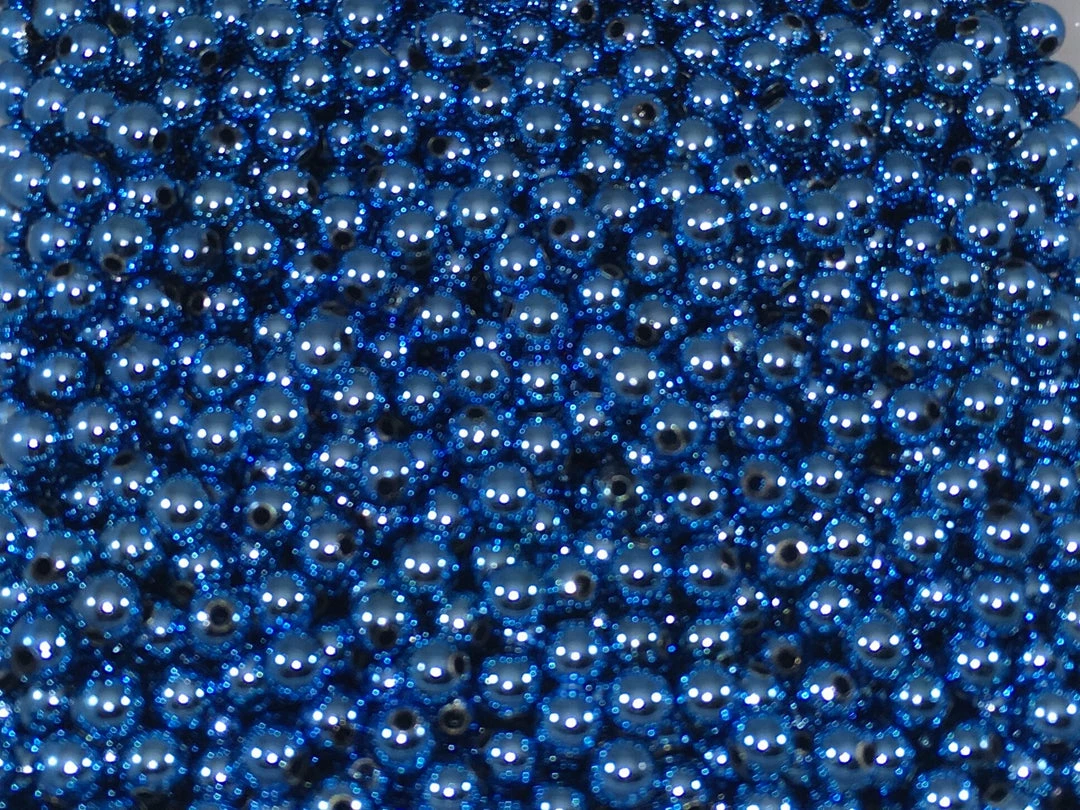 Domka Outdoors Metallic Blue Beads 1 Domka Outdoors Metallic Blue Beads