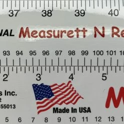 MNR Products Measurett N Release Adhesive Backed Fish Ruler
