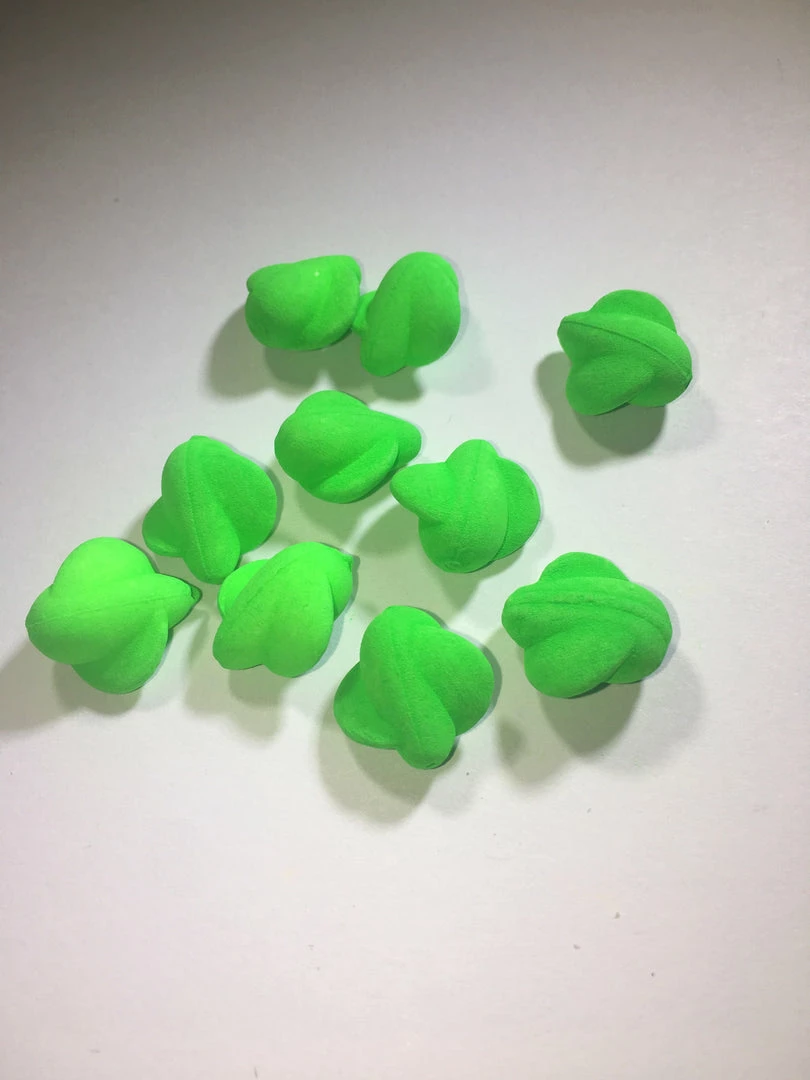 Not Specified Terminal Tackle Spin Floats Green 1 Not Specified Terminal Tackle Spin Floats Green